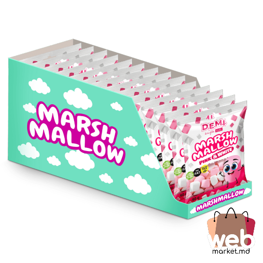 D.E.M.I. Bezea Marshmallow Pink & White 60g