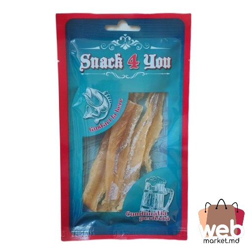 SNACK 4 YOU Merluciu sărat uscat 45g