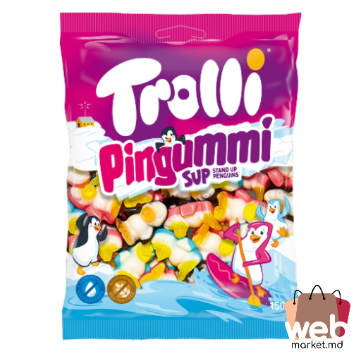 TROLLI Bomboane gumate Pingummi 100g