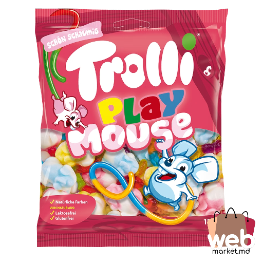 TROLLI Bomboane gumate Playmouse 100g