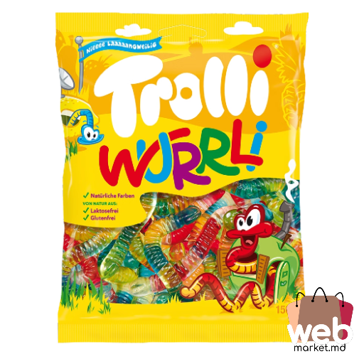 TROLLI Bomboane gumate Wurrli 100g