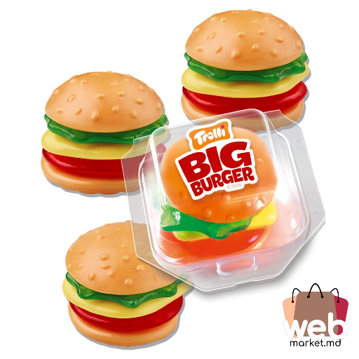 TROLLI Bombonă gumată Big Burger 50g